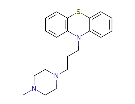 Molecular Structure of 84-97-9 (10-[3-(4-methyl-1-piperazinyl)propyl]-10H-phenothiazine)