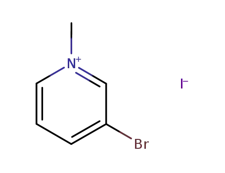 Molecular Structure of 32222-42-7 (3-BROMO-1-METHYL-PYRIDINIUM IODIDE)