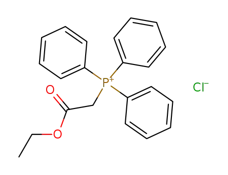 Molecular Structure of 17577-28-5 ((CARBOETHOXYMETHYL)TRIPHENYLPHOSPHONIUM CHLORIDE HYDRATE)
