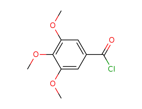 Molecular Structure of 4521-61-3 (3,4,5-Trimethoxybenzoyl chloride)