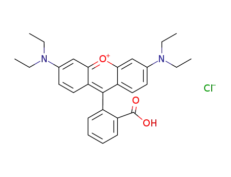 Molecular Structure of 81-88-9 (Rhodamine B)