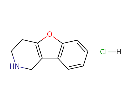 Molecular Structure of 49540-52-5 (6,7,8,9-tetrahydro[1]benzofuro[3,2-c]pyridin-2-ium chloride)