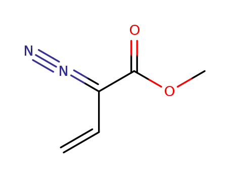 Molecular Structure of 126554-35-6 (3-Butenoic acid, 2-diazo-, methyl ester)