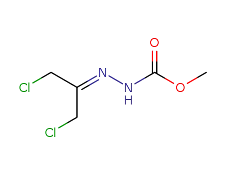 Molecular Structure of 87595-89-9 (1,3-DICHLOROACETONE METHOXYCARBONYLHYDRAZONE)