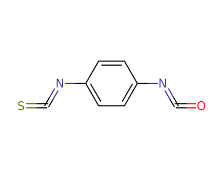 Molecular Structure of 60354-25-8 (4-ISOCYANATO PHENYLISOTHIOCYANATE  97)