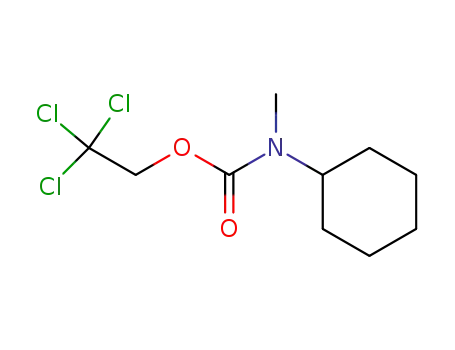 Molecular Structure of 87876-79-7 (Carbamic acid, cyclohexylmethyl-, 2,2,2-trichloroethyl ester)