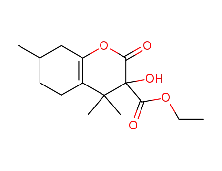 3-Hydroxy-4,4,7-trimethyl-2-oxo-3,4,5,6,7,8-hexahydro-2H-chromene-3-carboxylic acid ethyl ester