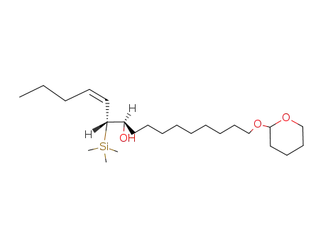 (Z)-(6R,7R)-16-(Tetrahydro-pyran-2-yloxy)-6-trimethylsilanyl-hexadec-4-en-7-ol