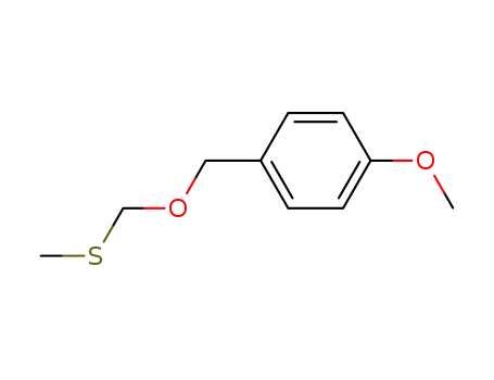 Molecular Structure of 88023-83-0 (Benzene, 1-methoxy-4-[[(methylthio)methoxy]methyl]-)