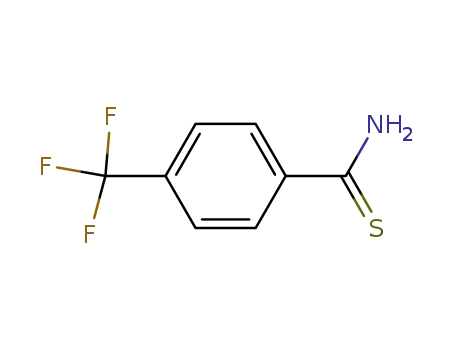 Molecular Structure of 72505-21-6 (4-(Trifluoromethyl)thiobenzamide)