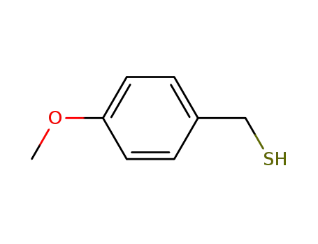 Molecular Structure of 6258-60-2 (4-Methoxybenzyl mercaptan)