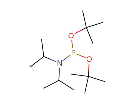Molecular Structure of 137348-86-8 (Di-tert-butyl N,N-diisopropylphosphoramidite)