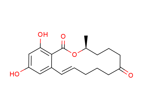 1H-2-Benzoxacyclotetradecin-1,7(8H)-dione,3,4,5,6,9,10-hexahydro-14,16-dihydroxy-3-methyl-, (3S,11E)-(17924-92-4)