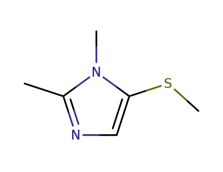 1,2-dimethyl-5-methylthioimidazole