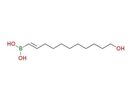 Molecular Structure of 87096-18-2 (Boronic acid, (11-hydroxy-1-undecenyl)-, (E)-)