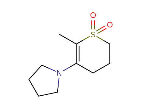2-methyl-3-pyrrolidin-1-yl-5,6-dihydro-4H-thiopyran 1,1-dioxide
