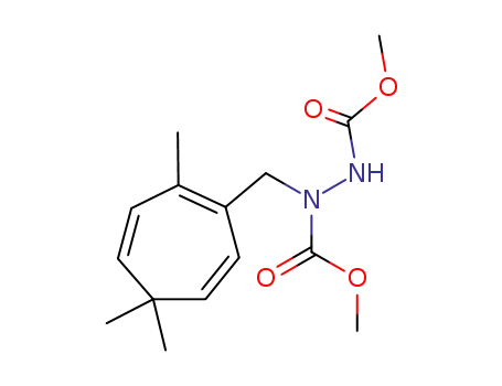 N1-<(2,5,5-Trimethyl-1,3,6-heptatrienyl)methyl>-N1,N2-hydrazindicarbonsaeure-dimethylester