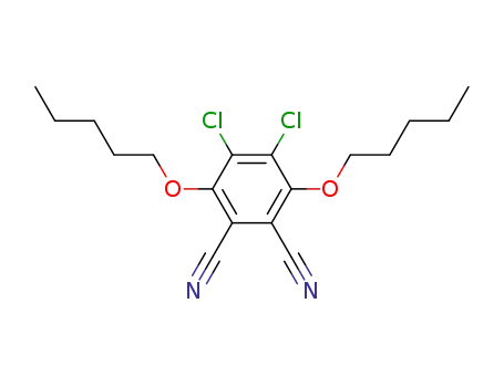 4,5-dichloro-3,6-dipentyloxyphthalonitrile
