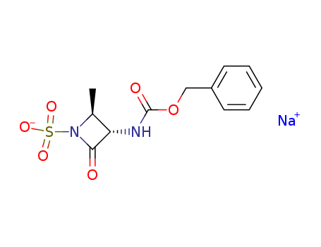 SODIUM (2S,3S)-3-(BENZYLOXYCARBONYLAMINO)-2-METHYL-4-OXO-AZETIDINE-1-SULFONATE; 1-AZETIDI;SODIUM (2;LOGP