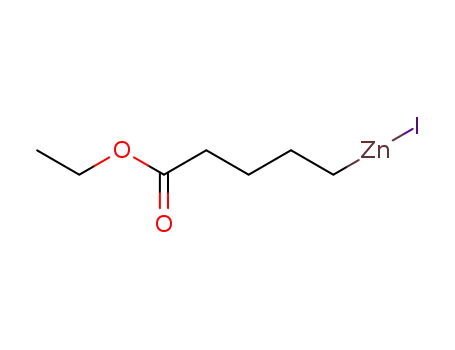 Molecular Structure of 109976-46-7 (Zinc, (5-ethoxy-5-oxopentyl)iodo-)