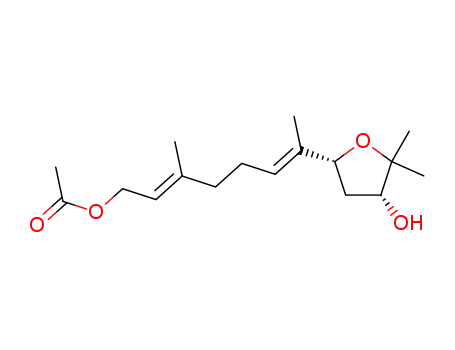 (2E,6E,1'S*,4'S*)-7-(4'-hydroxy-3',3'-dimethyl-2'-oxacyclopentyl)-3,7-dimethyl-2,6-heptadienyl acetate
