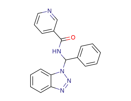 N-<α-(benzotriazol-1-yl)benzyl>-3-pyridinecarboxamide