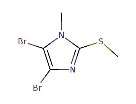 4,5-Dibromo-1-methyl-2-(methylthio)imidazole