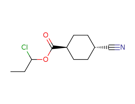 4-Cyano-cyclohexanecarboxylic acid 1-chloro-propyl ester