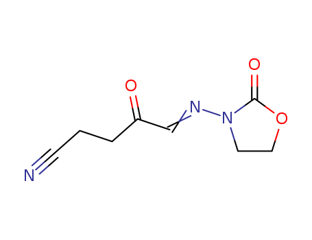 69094-15-1,COBAO,Propionitrile,3-(N-2-oxo-3-oxazolidinylformimidoylformyl)- (6CI);3-(4-Cyano-2-oxobutylideneamino)-2-oxazolidone