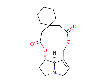 (+)-7,9-O,O'-(3,3-Pentamethyleneglutaryl)heliotridine