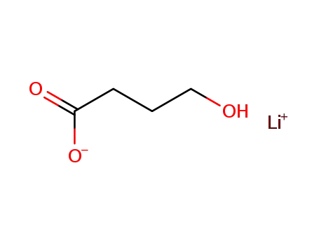 Molecular Structure of 63255-29-8 (4-Hydroxybutyric acid lithium salt)