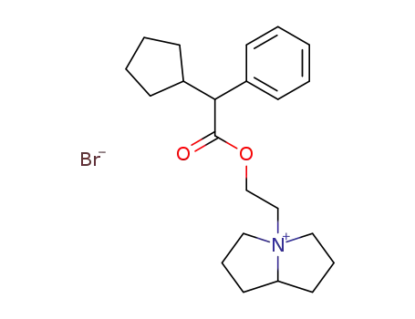 1-(2-Hydroxyethyl)pyrrolizidinium bromide α-phenylcyclopentaneacetate