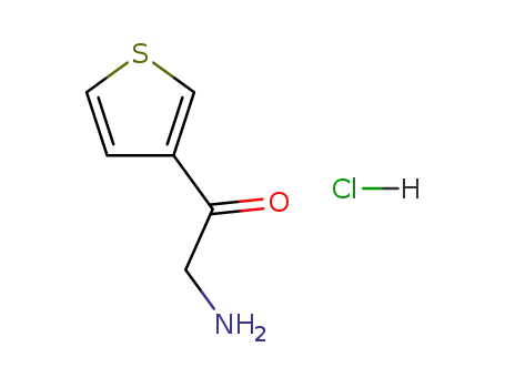 Molecular Structure of 85210-58-8 (Ethanone, 2-amino-1-(3-thienyl)-, hydrochloride)