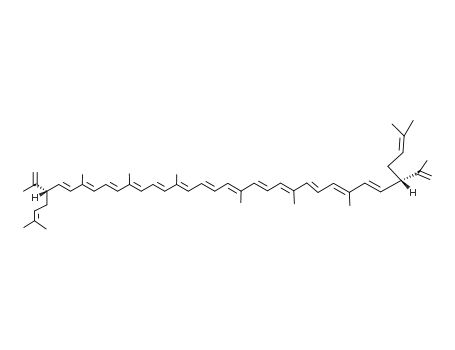 (2S,3E,2'S,3'E)-2,2'-bis-(3-methyl-but-2-enyl)-1,3,4,16,1',3',4',16'-octadehydro-1,2,1',2'-tetrahydro-ψ,ψ-carotene