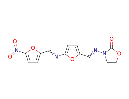 3-[5-(5-nitro-furan-2-ylmethyleneamino)-furan-2-ylmethyleneamino]-oxazolidin-2-one