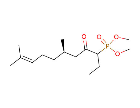 ((R)-1-Ethyl-4,8-dimethyl-2-oxo-non-7-enyl)-phosphonic acid dimethyl ester
