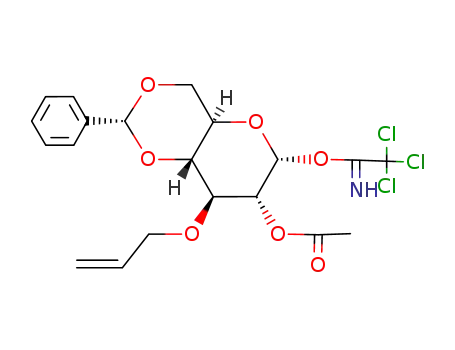 2-O-Acetyl-3-O-allyl-4,6-O-benzyliden-α-D-glucopyranosyl-trichloracetimidat