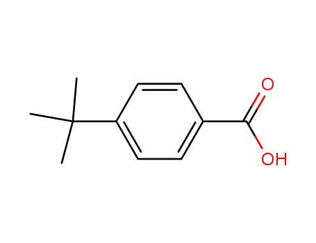 98-73-7,4-tert-Butylbenzoic acid,4-tert-butyl benzoic Acid(PTBBA);p-t-Butylbenzoic acid (PTBBA);P-Tert ¨Cbutylbenzoic Acid;P-tect-butylbenzoic acid;4-Tert-Butyl Benzois Acid(PTBBA);4-tert-butylbenzoic acid;ptbba;internal lubricant;Para-tert-butylbenzoic acid(PTBBA);Description of 4-Tert-Butylbenzoic Acid(PTBBA);P-tert-butyl Benzoic Acid;p-tert-Butylbenzoic acid calcium salt;Magnesium p-t-butylbenzoate;p-tert-Butyl benzoic acid, sodium salt;Benzoic acid, p-tert-butyl-, zinc salt;Benzoic acid, 4-(1,1-dimethylethyl)-, potassium salt;Kyselina p-terc.butylbenzoova [Czech];4-tert-butylbenzoate; zinc(+2) cation;barium(+2) cation; 4-tert-butylbenzoate;Calcium 4-(1,1-dimethylethyl)benzoate;Aluminium 4-(1,1-dimethylethyl)benzoate;Sodium p-tert-butylbenzoate;p-tert-Butyl benzoic acid, potassium salt;Benzoic acid, 4-(1,1-dimethylethyl)-, calcium salt;Benzoic acid, 4-(1,1-dimethylethyl)-, sodium salt;4-tert-butylbenzoate;Potassium p-tert-butylbenzoate;Benzoic acid, 4-(1,1-dimethylethyl)-, aluminum salt;p-t-Butylbenzoic acid, calcium salt;Benzoic acid, 4-(1,1-dimethylethyl)-, zinc salt;Zinc p-t-butylbenzoate;p-tert-Butylbenzoic acid, potassium salt;Calcium p-t-butylbenzoate;aluminum(+3) cation; 4-tert-butylbenzoate;Benzoic acid, 4-(1,1-dimethylethyl)-, barium salt;p-tert-Butylbenzoic acid;Benzoic acid, 4-(1,1-dimethylethyl)-, magnesium salt;4-(Dimethylethyl)benzoic acid, sodium salt;potassium 4-tert-butylbenzoate;Benzoic acid, 4-tert-butyl-;4-09-00-01884 (Beilstein Handbook Reference);Barium 4-(1,1-dimethylethyl)benzoate;P-T-Butylbenzoic Acid;