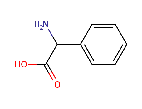 Molecular Structure of 2835-06-5 (2-Amino-2-phenylacetic acid)