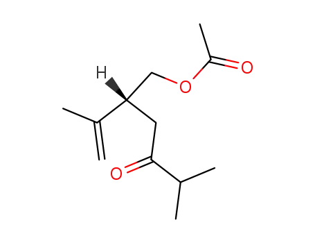 Acetic acid (R)-2-isopropenyl-5-methyl-4-oxo-hexyl ester