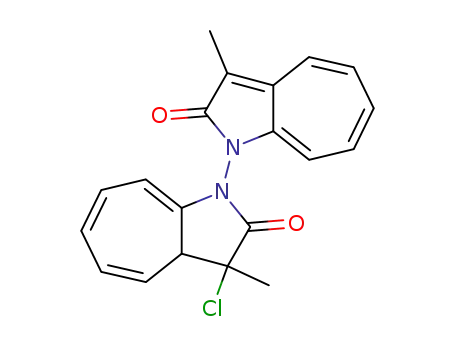 3-Chloro-3,3'-dimethyl-3,3a-dihydro-[1,1']bi[cyclohepta[b]pyrrolyl]-2,2'-dione