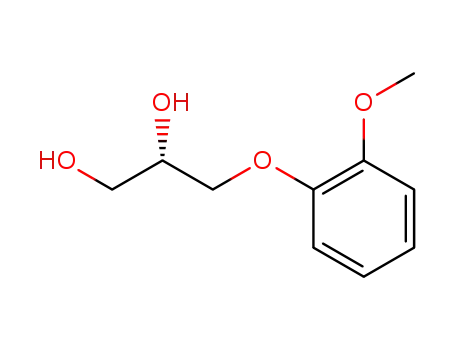 Molecular Structure of 61248-76-8 ((S)-Guaifenesin)