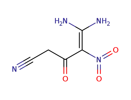 5,5-Diamino-4-nitro-3-oxo-4-butensaeurenitril