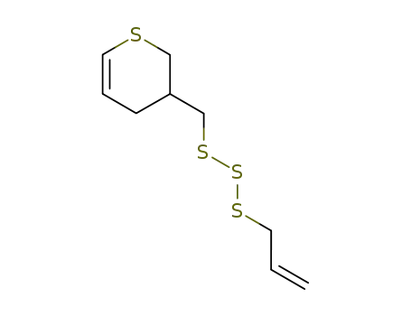 3-(2',3',4'-trithia-6'-heptenyl)-3,4-dihydro-2H-thiopyran
