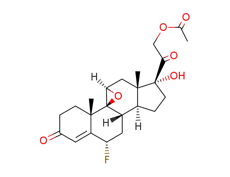 21-acetoxy-9,11β-epoxy-6α-fluoro-17-hydroxy-9β-pregn-4-ene-3,20-dione