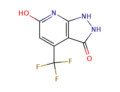 4-trifluoromethyl-6-hydroxy-3-oxo-2,3-dihydropyrazolo<3,4-b>pyridine