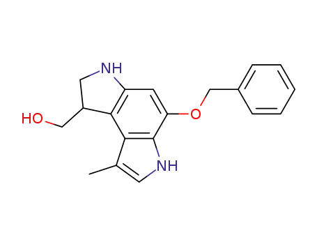 5-(benzyloxy)-1,2,3,6-tetrahydro-8-methylbenzo<1,2-b:4,3-b'>dipyrrole-1-methanol