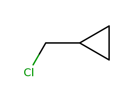 Molecular Structure of 5911-08-0 (Cylopropylmethyl chloride)