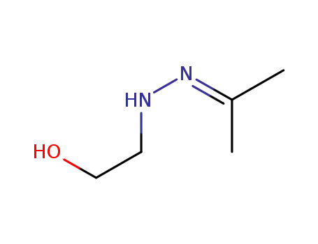 Molecular Structure of 28127-20-0 (2-[2-(propan-2-ylidene)hydrazinyl]ethanol)