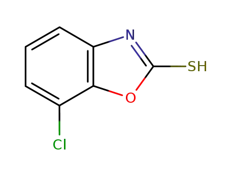 Molecular Structure of 51793-93-2 (7-CHLORO-2-MERCAPTOBENZOXAZOLE  97)